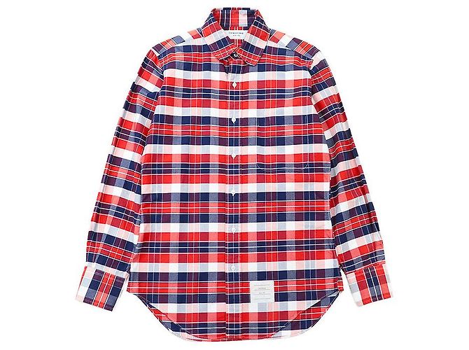 Camicia in cotone Oxford Thom Browne Multicolore