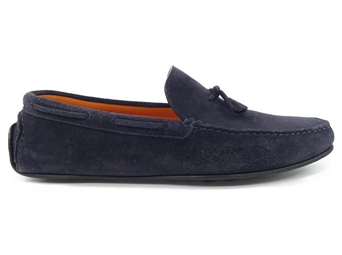 Hermès Chaussures en cuir Hermes Bleu Bleu Marine