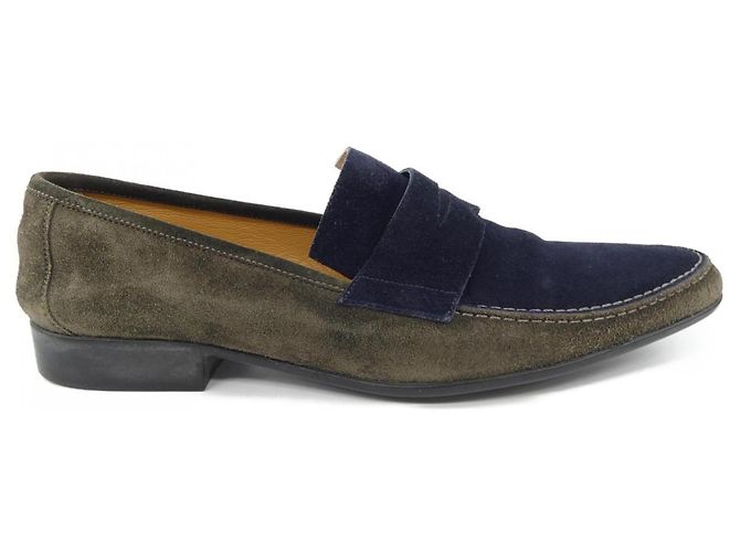 Hermès Chaussures en cuir Hermes Bleu