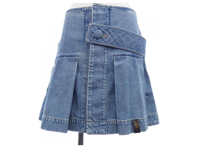 Saia Louis Vuitton Azul