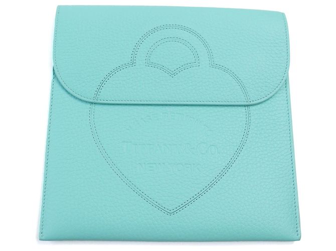 Tiffany & Co Pochette en cuir Tiffany&Co. Bleu