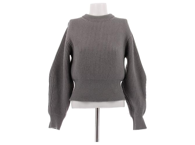 Alaïa Wollpullover grau 