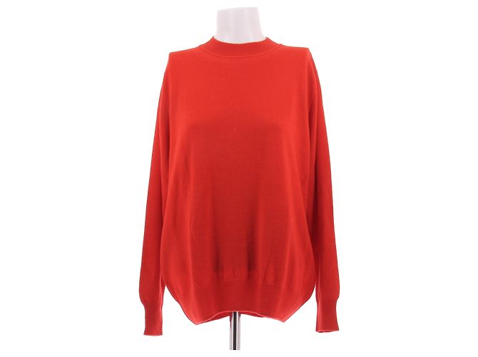Autre Marque ALEXANDRA GOLOVANOFF Roter Kaschmirpullover S 