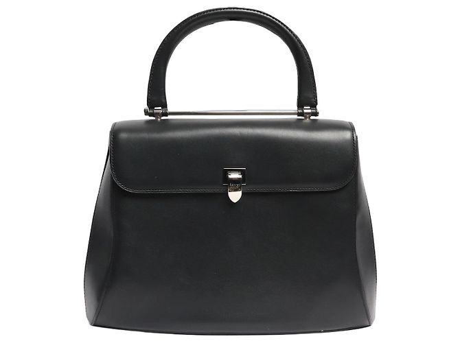 Autre Marque Borsa a mano in pelle nera Nero