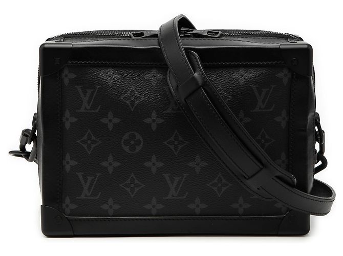 Baú macio Monogram Eclipse preto Louis Vuitton
