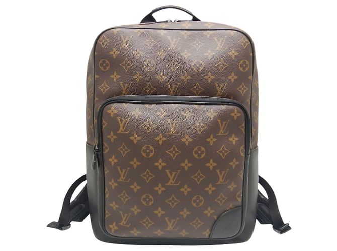 Louis Vuitton Brown Monogram Macassar Dean Backpack