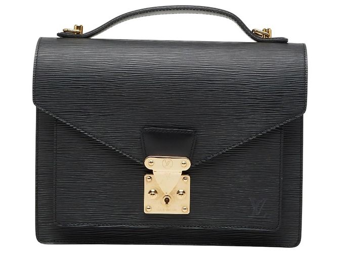 Borsa Monceau Epi Louis Vuitton Nero