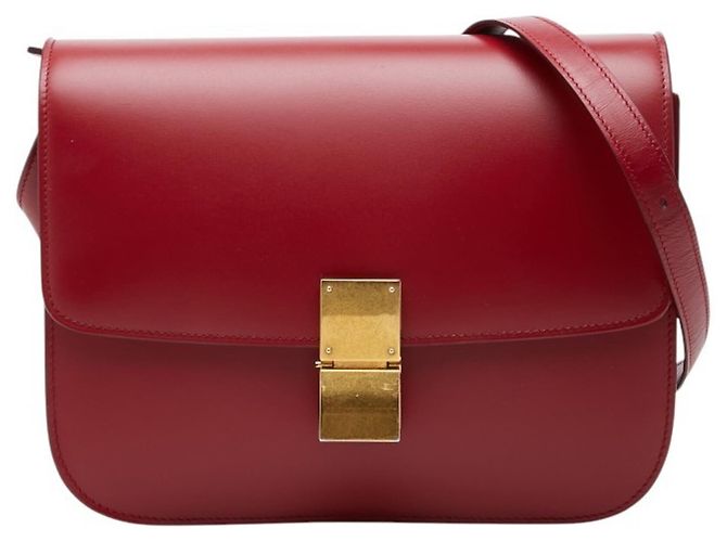 Classic Box Céline Borsa a mano classica Celine Rosso 