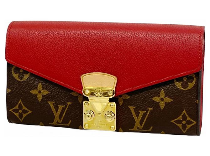 Cartera Larga Pallas Monogram Louis Vuitton Fucsia
