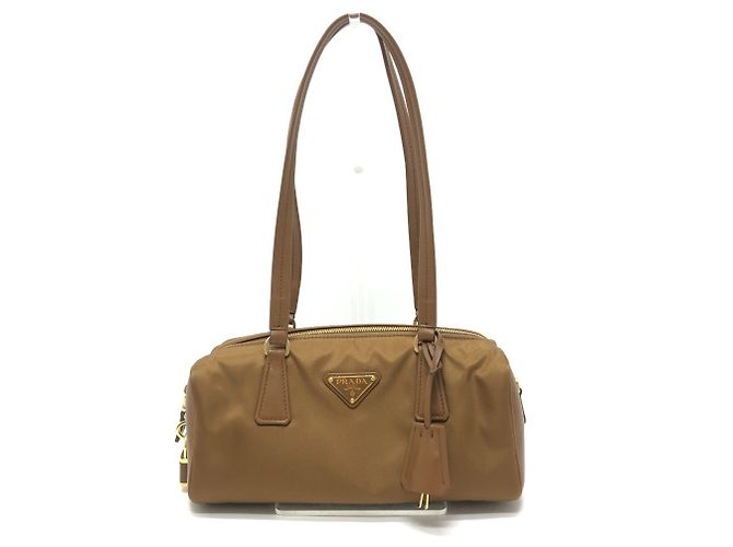 Prada 1BB127 Padlock Medium Schultertasche Braun