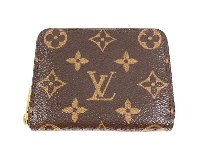 Monedero Zippy Monogram de Louis Vuitton Castaño