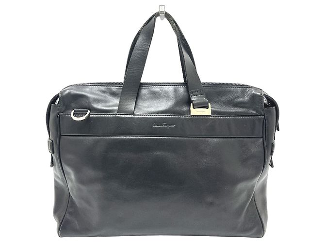 Borsa in pelle nera Salvatore Ferragamo Nero