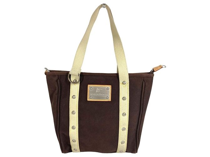 Sac à main Louis Vuitton Antigua Cabas MM Marron