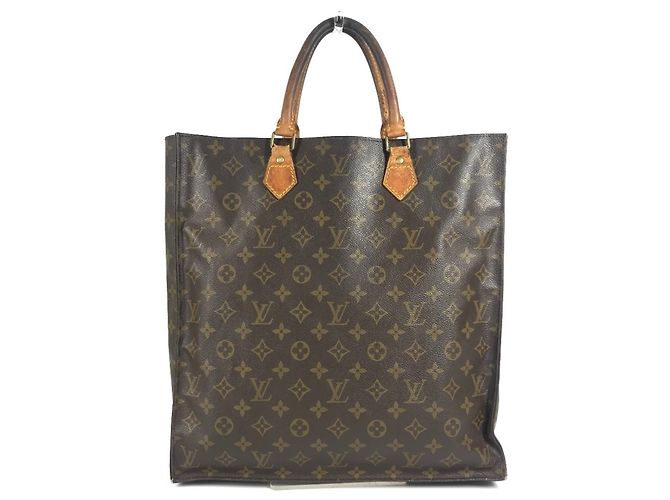 Sac Plat Monogram Louis Vuitton Marron