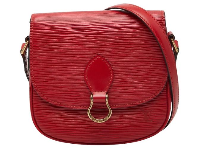 Bolsa transversal Mini Saint Cloud em Epi da Louis Vuitton Vermelho