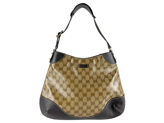 Bolso de Hombro Gucci Marrón Castaño