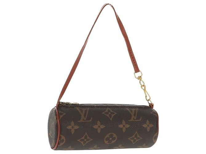 Pochete Papillon Mini em Canvas Monogram Louis Vuitton Marrom