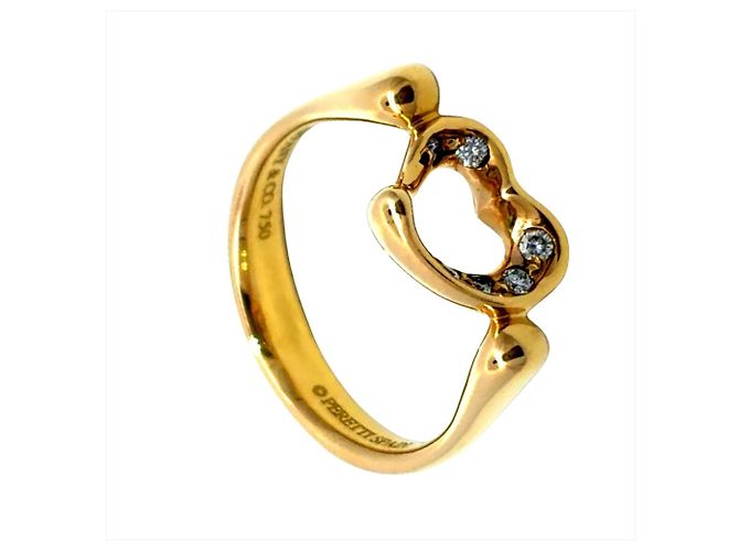 Anello Open Heart Elsa Peretti di Tiffany & Co. D'oro