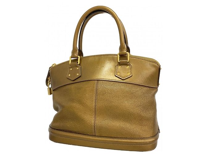 Borsa Lockit Suhali di Louis Vuitton Bronzo