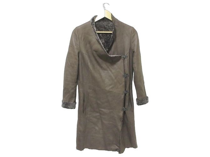 Autre Marque Abrigo de shearling Karl Donoghue Castaño