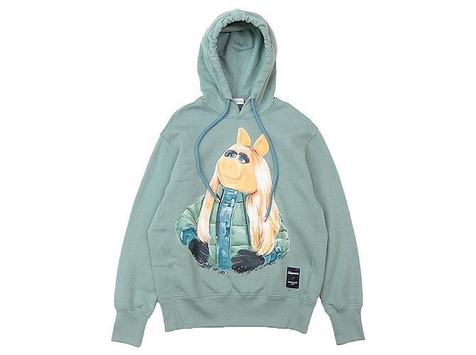 Moncler Genius 1952 x Disney DIE MUPPETS Baumwoll-Sweatshirt Grün