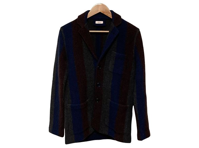 Autre Marque Chaqueta de Punto a Medida Altea Castaño Azul marino