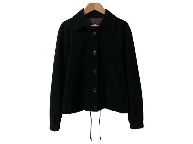 Chaqueta de pana elástica PS Paul Smith Negro