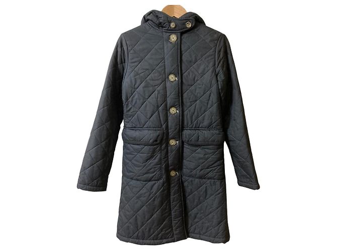 Autre Marque Casaco acolchoado Mackintosh Marrom Cinza antracite