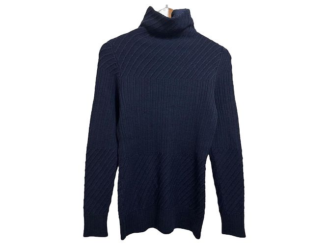 Strickpullover mit Rollkragen Max Mara SPORTMAX Blau Marineblau