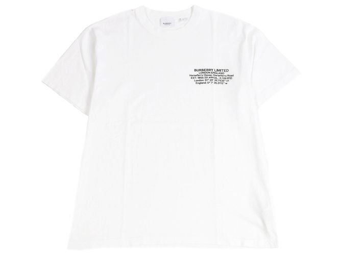 Camiseta de algodão Burberry Branco
