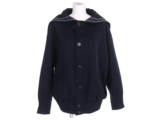 Christian Dior Wool Jacket Blue Navy blue