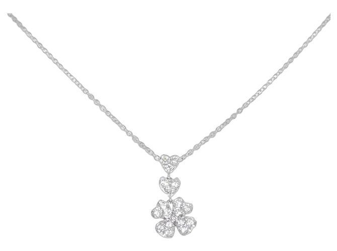 Autre Marque Collana con diamanti Au750 Argento
