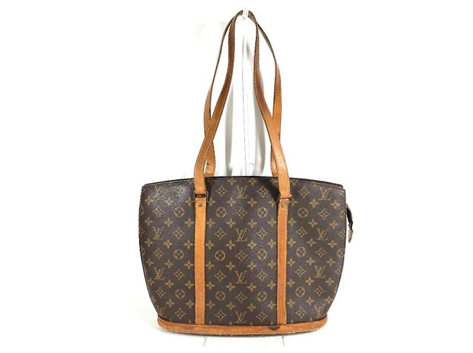 Bolso Tote Babylon Monogram Louis Vuitton Castaño