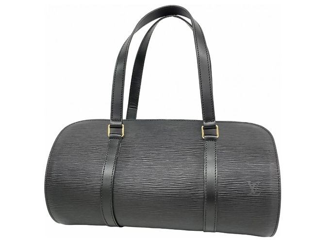 Borsa a mano Soufflot Epi Louis Vuitton Nero