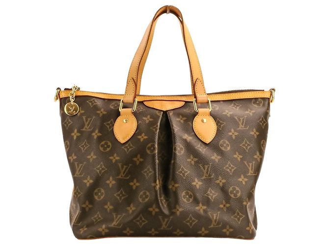 Louis Vuitton Palermo PM Monogram Shoulder/Tote Bag Brown