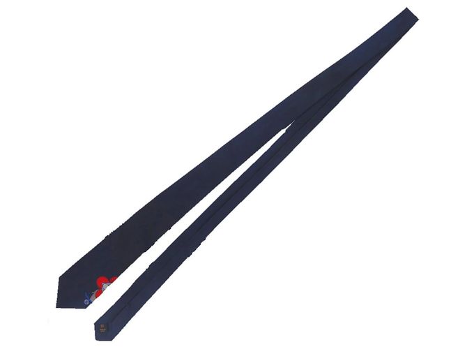 Cravate So Vivienne de Louis Vuitton Rouge Bleu Marine