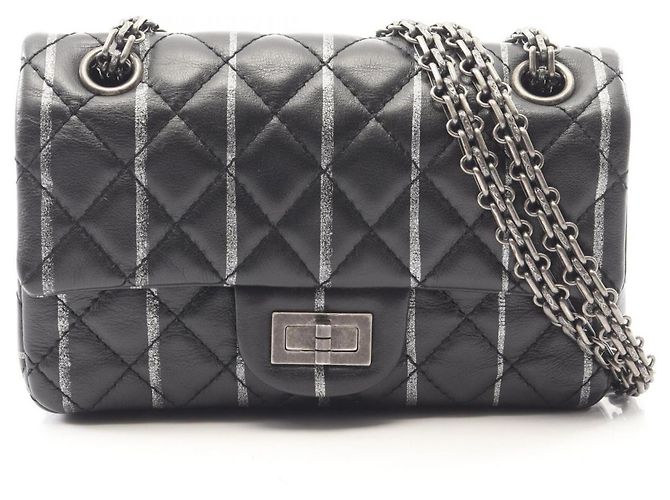 Borsa Chanel 2.55 Mini Matelassé Nero