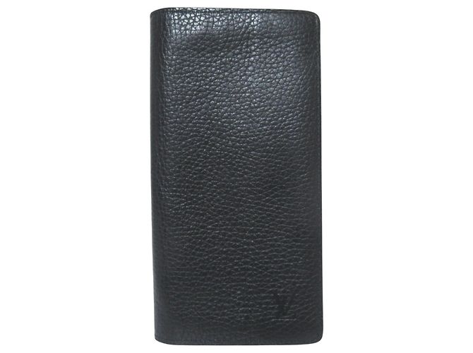 Cartera Larga de Cuero Brazza Louis Vuitton Negro