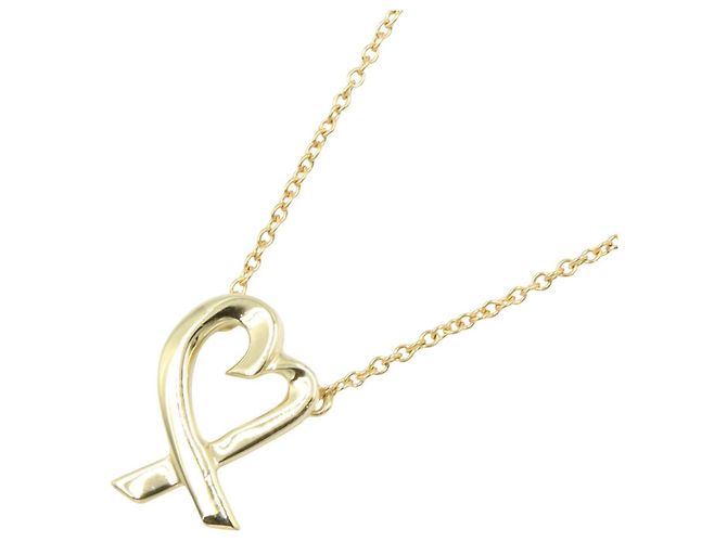 Liebendes Herz Halskette von Tiffany & Co. Golden