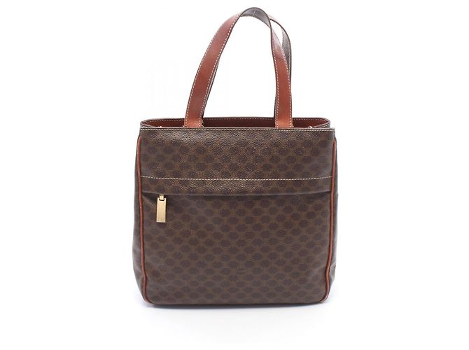 Céline Sac Mini Tote Macadam Celine Marron