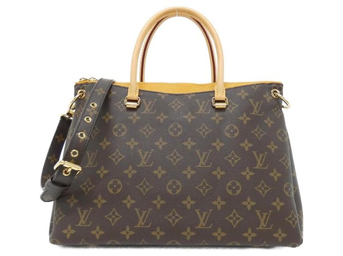 Borsa Pallas Monogram Louis Vuitton Marrone