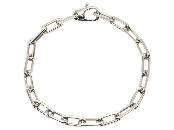 Pulsera Cartier Santos en oro blanco de 18K Plata