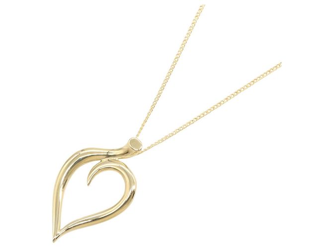 Collier Cœur Feuille Tiffany & Co. Doré