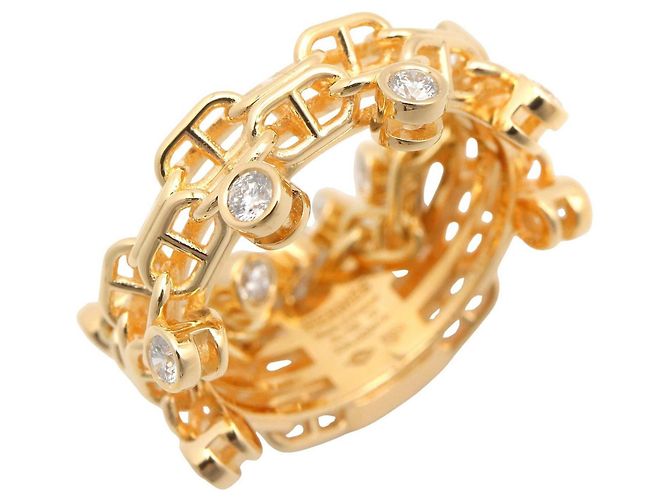 Hermès Hermes Calypso Diamond Ring Golden