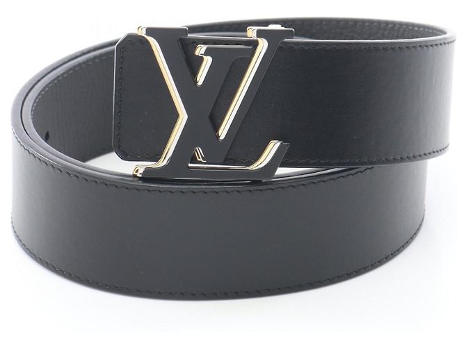 Louis Vuitton LV Optic Reversible Leather Belt for Men Brown Black