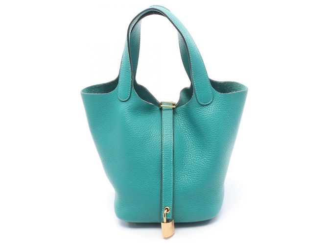 Borsa Picotin Lock PM di Hermès Verde