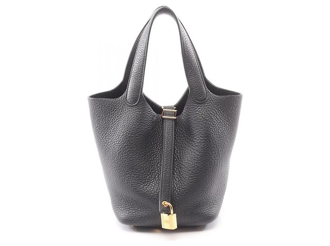 Bolsa Picotin Lock PM da Hermès Preto