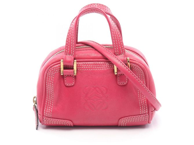 Bolsa Loewe Amazona Micro Mini 2 em 1 Rosa
