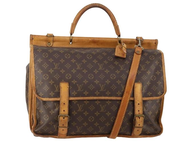 LOUIS VUITTON Bolsa de Viagem Monogram Kleber M58122 Auth LV 156115 Monograma