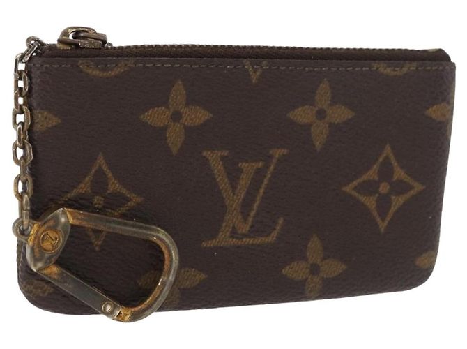 LOUIS VUITTON Pochette Cles Monogram Portamonete M62650 LV Auth 178975 Monogramma